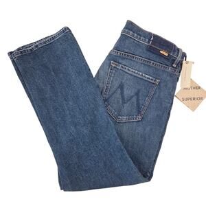 MOTHER The Insider Ankle jeans in 'Where The Sun Don't Shine" wash, NWT Sz 32